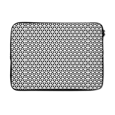 Produktbild von MuchoWow® Laptop Hülle 14 ZollGeometrie - Linie - Abstrakt - Muster Laptoptasche - Laptoptasche - Stoßsicher - Schutzhaube
