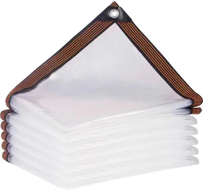 Obrázok produktu pre Unyqoos transparentná plachta odolná voči poveternostným vplyvom® 3 x 3 m pre záhradu a stavenisko