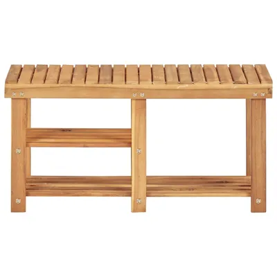Immagine prodotto di vidaXL Scarpiera 90 × 32 × 46 cm in legno massiccio di acacia