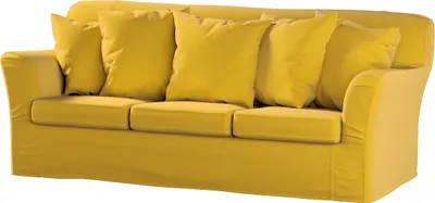Produktbild von Dekoria Bezug für Tomelilla 3-Sitzer Sofa nicht ausklappbar, honiggelb, Sofahusse, Tomelilla 3-Sitzer