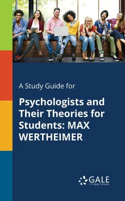 Produktbild von A Study Guide for Psychologists and Their Theories for Students