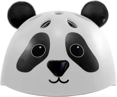 Produktbild von Kinderhelm Pandy (weiß/schwarz, Gr. 48-52)