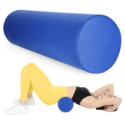 Produktbild von 4FIZJO Reha-Walze 100x30 cm Massage- und Trainingsrolle für Rücken, Nacken und Beine, Blau