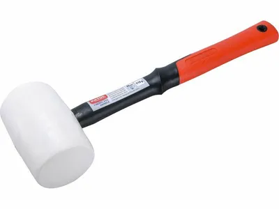 Zdjęcie produktu dla Młotek gumowy, biały, średnica 80 mm