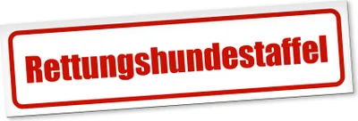 Produktbild von PantherPixel Rettungshundestaffel Magnetschild Auto Rettungsdienst Magnetfolie Geschenkidee 30 x 8 cm STANDARDFARBFOLIEN