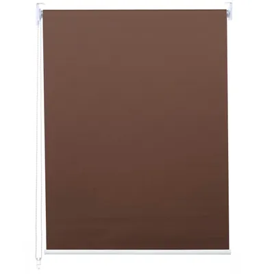 Produktbild von Rollo HWC-D52, Fensterrollo Seitenzugrollo Jalousie, 80x160cm Sonnenschutz Verdunkelung blickdicht braun