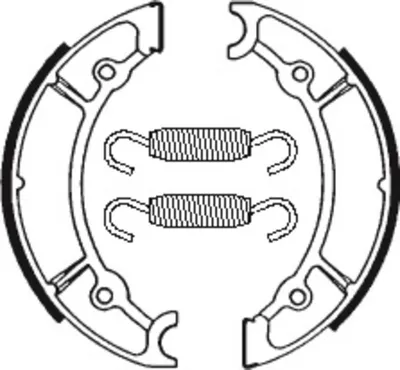 Produktbild von TECNIUM Street Organische Bremsbacken - BA113
