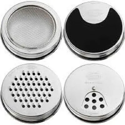 Produktbild von Bormioli Rocco Quattro Stagioni Set 4 Edelstahlstopfen ´Genietti´ Küchenutensilien, Edelstahl, 10