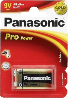 Immagine prodotto di Batterie PANASONIC PorPower 9Volt in blister