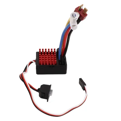Image de AJL 6860 RTR RC Car Brushed ESC 60A Régulateur de vitesse électronique étanche pour modèles réduits de voitures, bateaux et chars RC 1/10