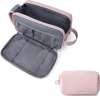 Produktbild von OKWISH Kulturbeutel Herren Reise Kulturbeutel Reisezubehör Kulturbeutel Kulturbeutel Kosmetiktasche Damen Toilettenorganizer Rosa