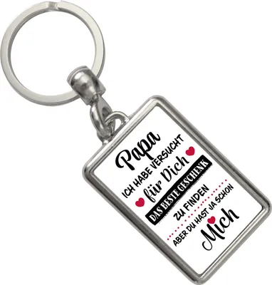 Produktbild von Papa - das beste Geschenk für dich bin ich Schlüsselanhänger