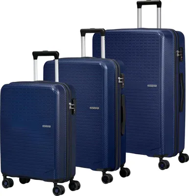 Imagen del producto de American Tourister trolley Summer Hit 3 PC Set A Navy azul marino 76cm