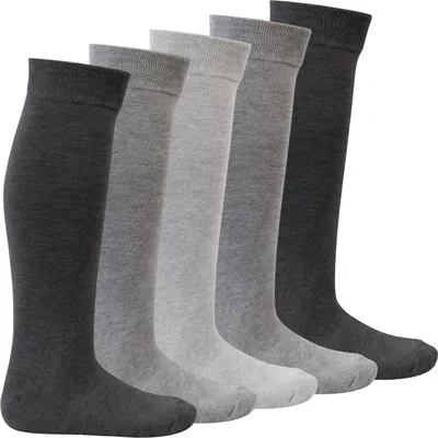Produktbild von Footstar EVERYDAY! Kniestrümpfe für Kinder (5 Paar) – grau