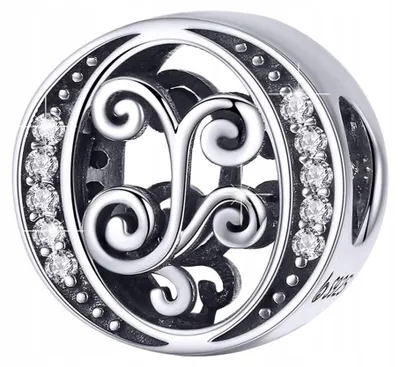 Zdjęcie produktu dla Charms do Pandora Zawieszka Charms Litera O Srebro 925