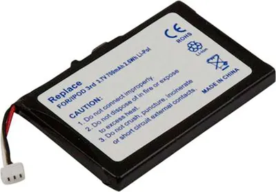 Obrázok produktu pre Avizar, Batéria pre Apple iPod 3G 3,7 V 700 mAh Li-Polymer, čierna