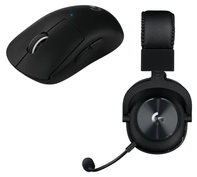 Zdjęcie produktu dla Zestaw zawiera myszk do gier Logitech G Pro X Superlight i suchawki Logitech G Pro