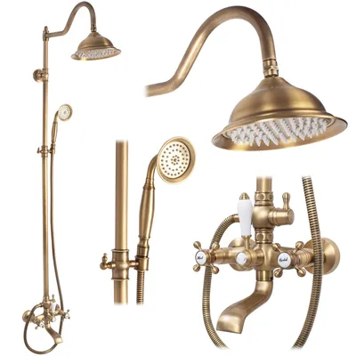 Produktbild von Duschset REA BERGAMO Old Brown