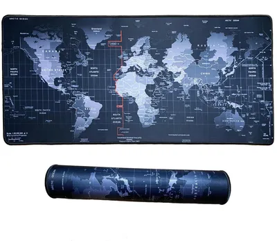 Produktbild von Großes Gaming-Mauspad 70x30cm mit genähten Kanten und rutschfester Gummibasis