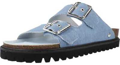 Produktbild von GENUINS Damen Sandalen Modell Honolulu, aus veganem Material gefertigt, in Blau
