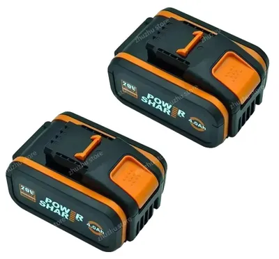 Immagine prodotto di Batterie, 20V, capacità 6000mAh, compatibili con prodotti Worx da 4Ah