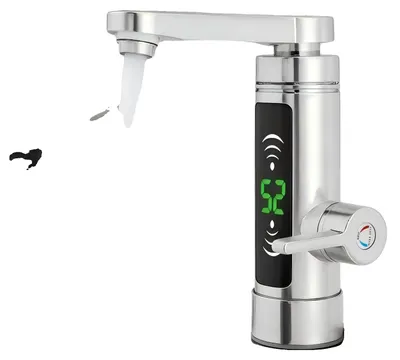Obrázek produktu pro Elektrický kohoutek, 3000 W, 220 V, 50 Hz, otočný kohoutek o 360°