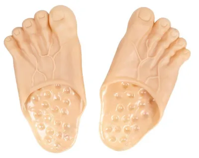 Productafbeelding van Realistische Hobbit Pantoffels voor Halloween en Rollenspel