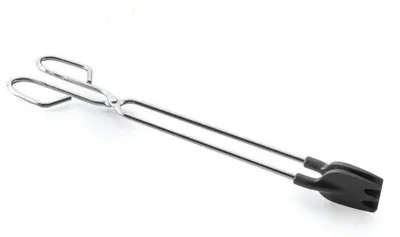 Küchenzange 35 cm, Edelstahl/Nylon, silber/schwarz