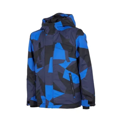 Produktbild von 4F Komfortable Jungen Skijacke Blau Schwarz 122CM