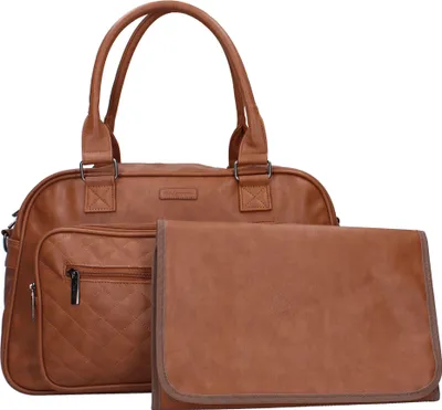 Zdjęcie produktu dla Torba do przewijania Vadobag Care Venice Happy Dreams z dopasowaną matą do przewijania Cognac One Size