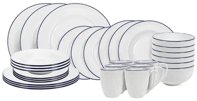 Immagine prodotto di Set di stoviglie Cookinglife Whitmore, 30 pezzi / per 6 persone - 6 piatti piani, 6 piatti da colazione, 6 piatti fondi, 6 ciotole e 6 tazze