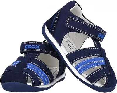 Produktbild von Geox Kinder Sommerschuhe Geox JR Sandale Strada Navy/Rot - 30