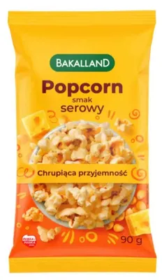 Produktbild von Bakalland Käse-Popcorn 90g - Premium-Snack für Knabberfreunde