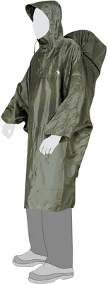 Produktbild von Tatonka Herren Poncho Cape, Uni Regenbekleidung, cub, grün, Größe:XL