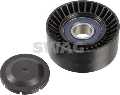 Produktbild von SWAG 38 10 6881 Umlenkrolle Keilrippenriemen 70mm für PORSCHE Cayenne (92A) Cayenne (9PA) PANAMERA 911 (997) BOXSTER (987)