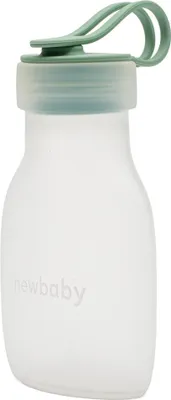 Zdjęcie produktu dla Silikonowa butelka na mleko dla niemowląt New Baby niebieska