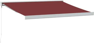 Produktbild von vidaXL Markise Manuell Weinrot 350x250 cm