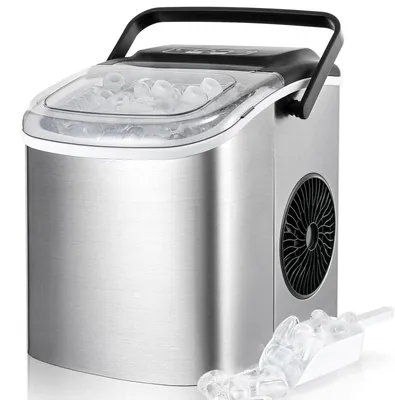 Obrázok produktu pre Stroj na výrobu ľadu - Elektrický stroj na výrobu ľadu - Výrobník ľadu - Stroj na ľad - 9 kociek ľadu každých 6-12 minút