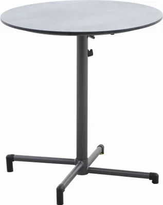 Produktbild von MWH Flip Klapptisch Aluminium/HPL rund Ø78 cm