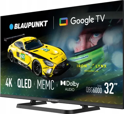 Zdjęcie produktu dla Telewizor QLED BLAUPUNKT 32QBG6000S 32 FHD Google TV HDR10 Czarny