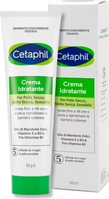 Immagine prodotto di Crema idratante per pelli secche e molto secche (Crema idratante), 100 g