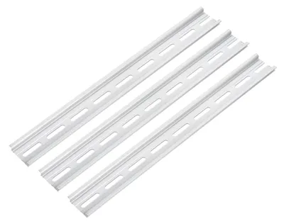 DIN-Schiene Aluminium 305x35x7,5 mm, 3 Stück