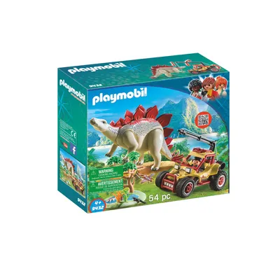Produktbild von PLAYMOBIL 9432 Forschermobil mit Stegosaurus