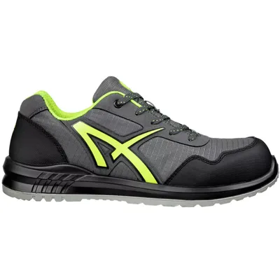 A single safety shoe is shown against a white background.