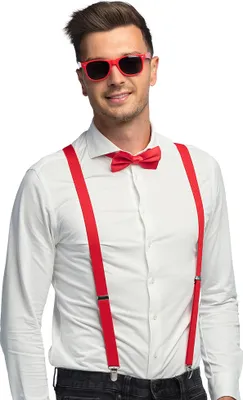 Produktbild von Party Zubehör Set 3-teilig rot