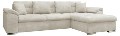 Produktbild von MIRJAN24 Ecksofa Diana, Eckcouch mit Bettkasten und Schlaffunktion, Polsterecke (Farbe: Lumo 55, Seite: Rechts)