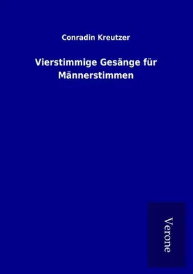Produktbild von Vierstimmige Gesänge für Männerstimmen
