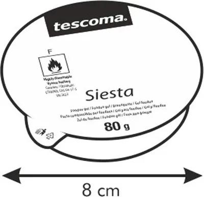Obrázek produktu pro Tescoma Hořlavý fondue gel GrandCHEF, 3 ks