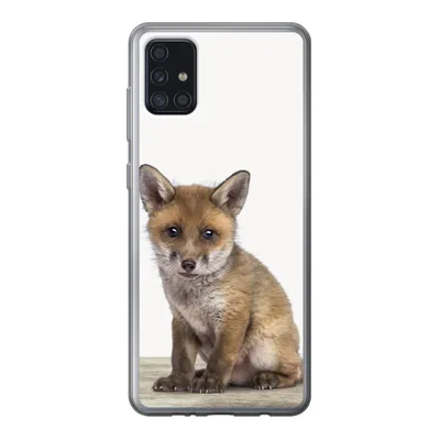 Produktbild von MuchoWow® Handyhülle Schutzhülle Hülle für Samsung Galaxy A52 5G Fuchs - Baby-Fuchs - Kinder - Mädchen - Jungen Silikon Softcase Handy Hülle - Umschlag