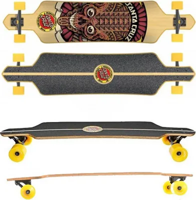 Obrázek produktu pro Bambusový longboard Santa Cruz Tiki Skull